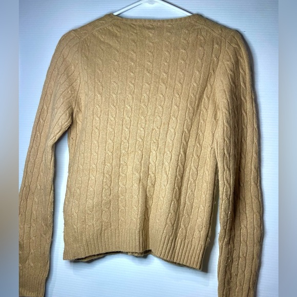 J.Crew Sweater. Size Large in Women’s. Tan color. - Picture 3 of 3